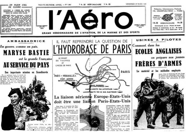 Hydrobase de Trappes - St Quentin 1940